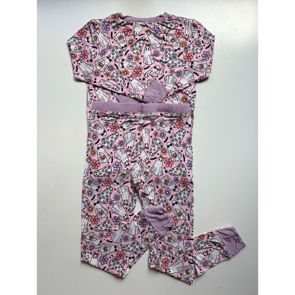 Dream Big Little x Madi Nelson Bamboo Pajama Set Ghost Floral Pink Size 7/8